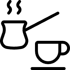 Coffee Turkish Icon from Ultimate Light Set