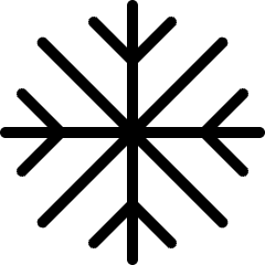 Temperature Snowflake 1 Icon from Ultimate Light Set