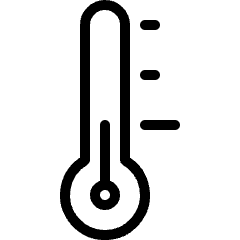 Temperature Thermometer Low Icon from Ultimate Light Set