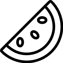 Fruit Watermelon Icon from Ultimate Light Set