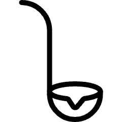 Kitchenware Ladle 1 Icon from Ultimate Light Set