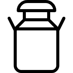 Milk Can Icon from Ultimate Light Set