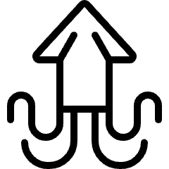 Seafood Squid Icon from Ultimate Light Set