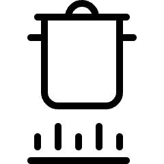 Stove Induction Pot Icon from Ultimate Light Set