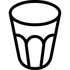 Water Glass Icon from Ultimate Light Set