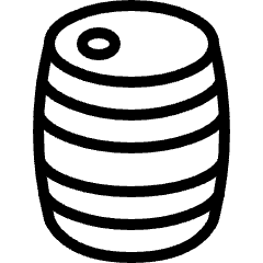 Wine Barrel 1 Icon from Ultimate Light Set