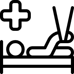 Bandage Leg Hanging Hospital Icon from Ultimate Light Set