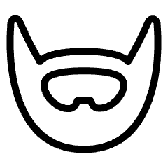 Beard Style Icon from Ultimate Light Set