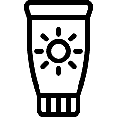 Body Care Sun Cream Icon from Ultimate Light Set