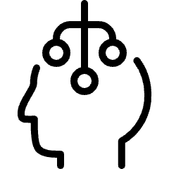 Brain Network Icon from Ultimate Light Set