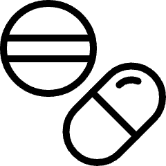 Drugs Pill Icon from Ultimate Light Set