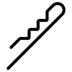 Hair Dress Bobby Pin Icon from Ultimate Light Set