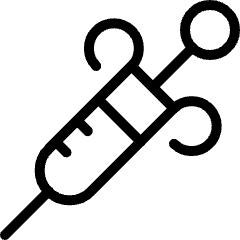 Medical Instrument Syringe Icon from Ultimate Light Set