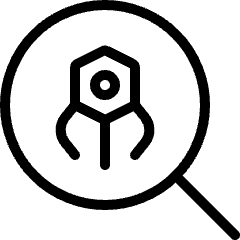 Medical Nanobot Search Icon from Ultimate Light Set