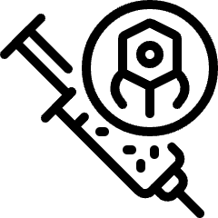 Medical Nanobot Syringe Icon from Ultimate Light Set