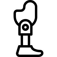 Technology Prosthetic Leg Icon from Ultimate Light Set