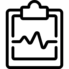 Monitor Heart Notes Icon from Ultimate Light Set