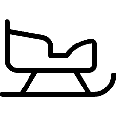 Christmas Sled Icon from Ultimate Light Set