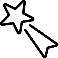 Christmas Star Icon from Ultimate Light Set