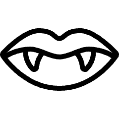 Halloween Lips Vampire Icon from Ultimate Light Set