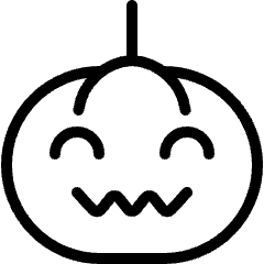 Halloween Pumpkin Icon from Ultimate Light Set