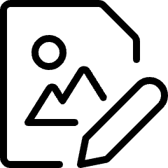 Image File Edit Icon from Ultimate Light Set