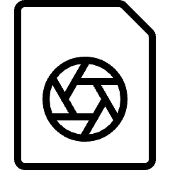 Image File Shutter Icon from Ultimate Light Set