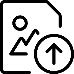 Image File Upload Icon from Ultimate Light Set
