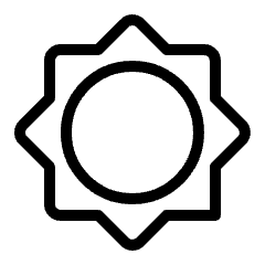 Light Mode Brightness Icon from Ultimate Light Set