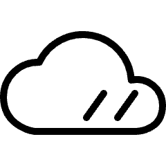 Light Mode Cloudy Icon from Ultimate Light Set