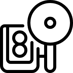 Vintage Camera Flash Icon from Ultimate Light Set