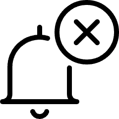 Alarm Bell Disable 1 Icon from Ultimate Light Set