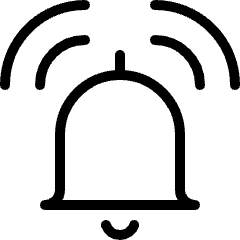 Alarm Bell Ring 1 Icon from Ultimate Light Set