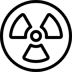 Radioactive Circle Icon from Ultimate Light Set