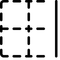 Cell Border Right Icon from Ultimate Light Set