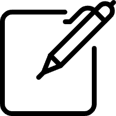 Pen Write Icon from Ultimate Light Set