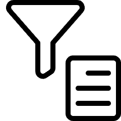 Filter Text Icon from Ultimate Light Set