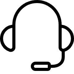 Headphones Customer Support Icon from Ultimate Light Set