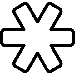 Keyboard Asterisk 2 Icon from Ultimate Light Set