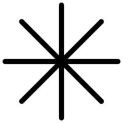 Keyboard Asterisk Icon from Ultimate Light Set