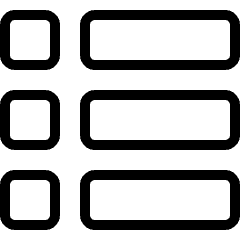 Layout Bullets Icon from Ultimate Light Set
