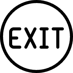 Exit 1 Icon from Ultimate Light Set