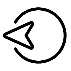 Cursor Move Left Icon from Ultimate Light Set