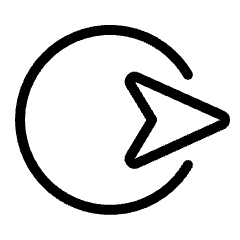 Cursor Move Right Icon from Ultimate Light Set