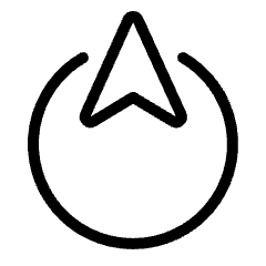 Cursor Move Up Icon from Ultimate Light Set