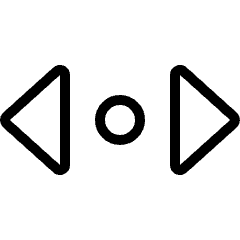 Scroll Horizontal 1 Icon from Ultimate Light Set