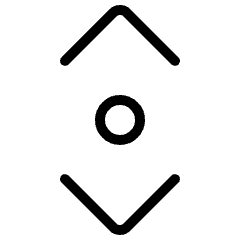 Scroll Vertical Icon from Ultimate Light Set