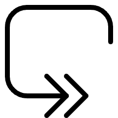 Button Loop Forward Icon from Ultimate Light Set