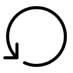 Button Refresh Arrow Icon from Ultimate Light Set