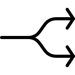 Button Split Icon from Ultimate Light Set